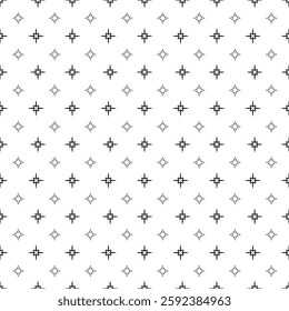 Abstract Black and white Seamless Pattern Background. Black and white seamless pattern texture graphic design. EPS vector illustration