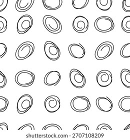 ABSTRACT SCHWARZ UND WEISS nahtloses Muster einfach moderne saubere Hintergrund Ornament Element Design Tapete Hintergrund moderne minimalistische dekorative Textur handgezeichnet