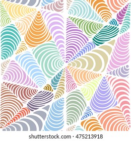Abstract black and white seamless pattern.
