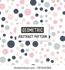 Abstract black and white seamless pattern.
