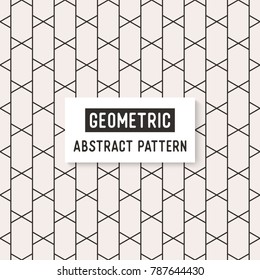 Abstract black and white seamless pattern.