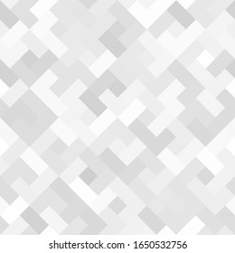 Abstract Black And White Seamless Rectangle Bricks Pattern Background