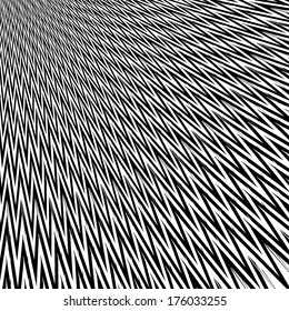 Abstract black and white sharp lines vector texture background