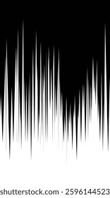 Abstract black and white sharp lines blank wallpaper