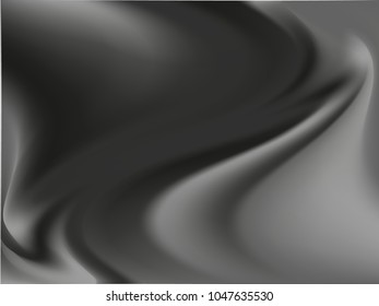 Abstract black and white smoke Blurred background. Smooth gradient texture. Vector illustration. Backdrop, website pattern, Web and Mobile Applications, social media,banner header or sidebar graphic 