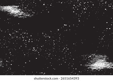 Abstract Black and White Splatter Texture Background – High Contrast Ink or Paint Splatter Design