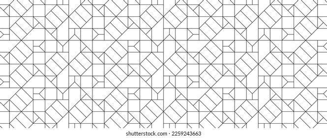 abstract black white square, geometric texture background, polygon pattern, network concept
