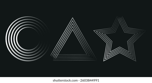 abstract black white stripe line. geometric hexagon texture background. polygon pattern. retro styled concept