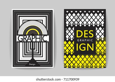 Abstract black and white stripe pattern covers design. brochure, poster, flyer, banner, business card, text frame. EPS10 vector.