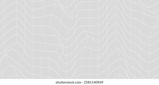 Abstract black and white striped grid background. Geometric pattern with the effect of visual distortion. Optical illusion. Op art