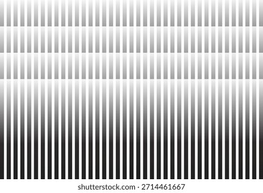 Abstrakte schwarz-weiß gestreifte Fensterjalousien Muster für modernes Design und visuelles Interesse