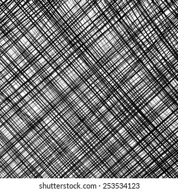 Abstract black and white stripes checkered diagonal line background 