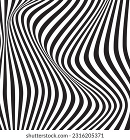 abstrakter schwarz-weißer Streifen-Hintergrund