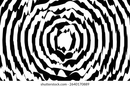 Abstract Black and White Surrealism Pattern vector.