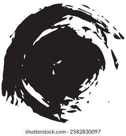 Abstract black and white swirl with flowing lines