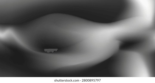 Abstract black and white swirly background with soft smooth texture.