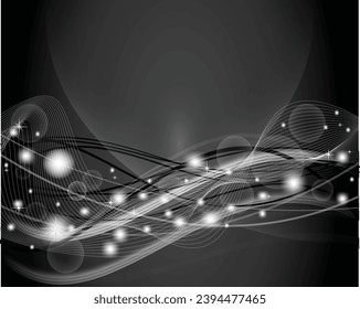 Abstract - Black and White Techno