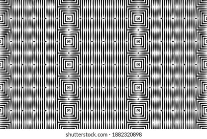 Abstract black white template. Geometric wallpaper from lines and shapes.