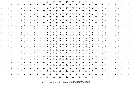 Abstract black and white template geometric triangle shape vector background