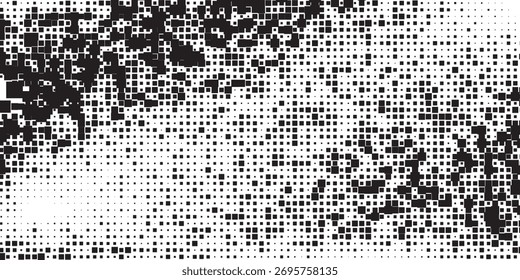 Abstractas textura en blanco y negro. Fondo caótico oscuro. Patrón de diversos Elementos de estilo grunge. Superficie moderna sucia vieja de la vendimia