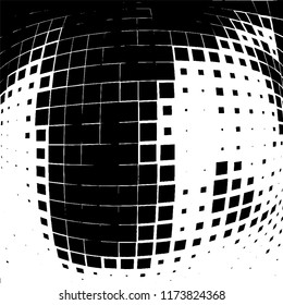 Abstract black and white texture for printing. Monochrome grunge background. The chaotic pattern of different elements