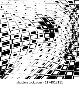 Abstract black and white texture for printing. Monochrome grunge background. The chaotic pattern of different elements