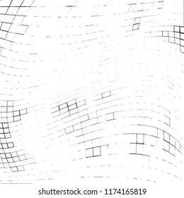 Abstract black and white texture for printing. Monochrome grunge background. The chaotic pattern of different elements