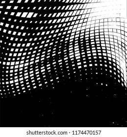 Abstract black and white texture for printing. Monochrome grunge background. The chaotic pattern of different elements