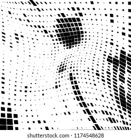 Abstract black and white texture for printing. Monochrome grunge background. The chaotic pattern of different elements