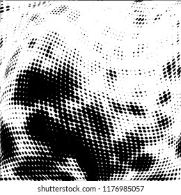 Abstract black and white texture for printing. Monochrome grunge background. The chaotic pattern of different elements
