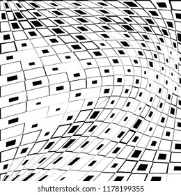 Abstract black and white texture for printing. Monochrome grunge background. The chaotic pattern of different elements