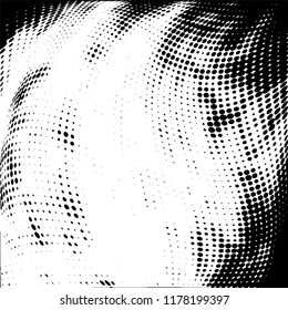 Abstract black and white texture for printing. Monochrome grunge background. The chaotic pattern of different elements