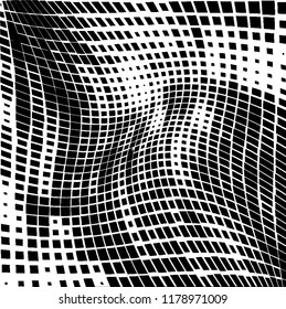 Abstract black and white texture for printing. Monochrome grunge background. The chaotic pattern of different elements