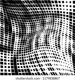 Abstract black and white texture for printing. Monochrome grunge background. The chaotic pattern of different elements
