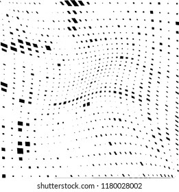 Abstract black and white texture for printing. Monochrome grunge background. The chaotic pattern of different elements