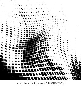 Abstract black and white texture for printing. Monochrome grunge background. The chaotic pattern of different elements