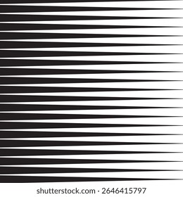 abstract black and white thick to thin line pattern design