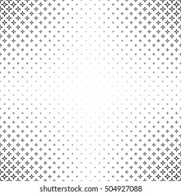 Abstract black and white thorn pattern background