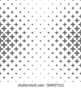 Abstract black and white thorn pattern design background