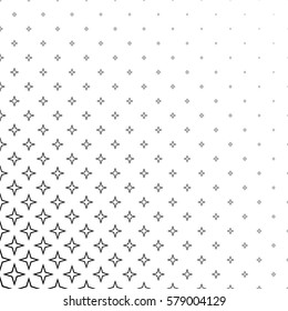 Abstract black and white thorn pattern design background