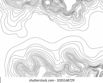 Topographic Map Background Line Topography Map Stock Vector (Royalty ...
