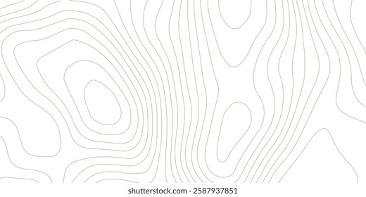 Abstract black and white topographic contours lines of mountains. background. Topography map art curve drawing. vector illustration. wave Line topography map contour background .