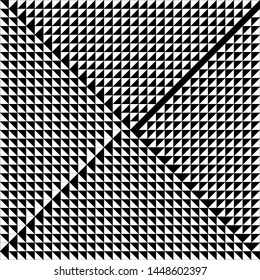 abstract black and white triangle background