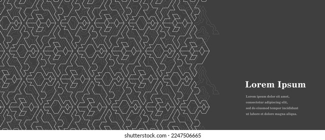 triángulo blanco negro abstracto, fondo de textura geométrica, patrón de polígono, concepto de tecnología