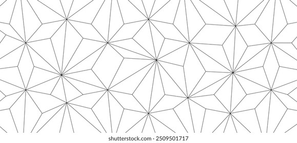 abstract black white triangle. geometric line texture background. polygon pattern. retro styled concept.