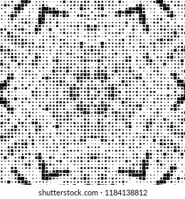 Abstract black and white vector background