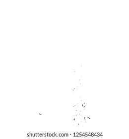 Abstract black and white vector background. Monochrome vintage surface with dirty pattern in cracks, spots, dots. Old painted wall in dark horror style design. Grunge overlay layer.