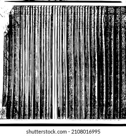 Abstract black and white vector background. Grunge overlay layer. Monochrome vintage surface with dirty pattern in cracks, spots, dots. Distressed overlay texture. EPS10.