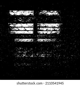 Resumen del fondo vectorial en blanco y negro. Capa de superposición gruesa. Superficie vintage monocroma con patrón sucio en grietas, manchas, puntos. Textura superpuesta angustiada. EPS10.