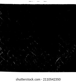Abstract black and white vector background. Grunge overlay layer. Monochrome vintage surface with dirty pattern in cracks, spots, dots. Distressed overlay texture. EPS10.